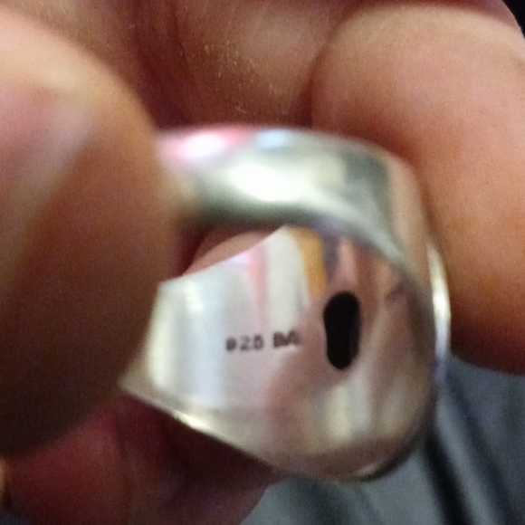 18K gold & sterling silver amethyst ring - Picture 4 of 5